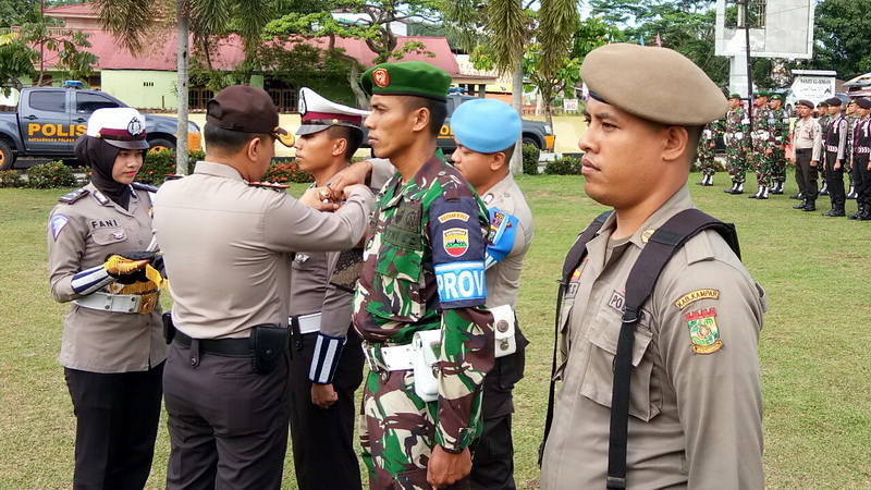 Kapolres Kampar Gelar Apel Pasukan Ops Zebra Siak 2017